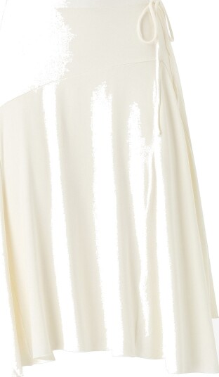 Gina Tricot Skjørt Asymmetric Hvit