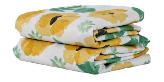 Sagaform Eden lerret vokset 150x250 cm blandet gult Sagaform Eden lerret vokset 150x250 cm blandet gult