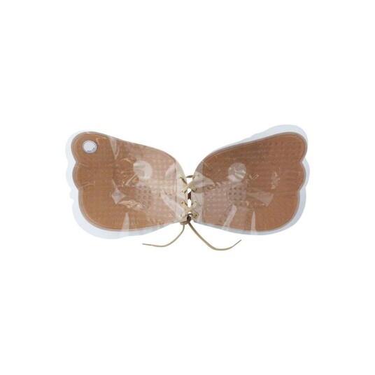 Northix Selvklebende Push Up bh Usynlig støtte Beige