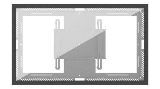 SMS Veggfeste for 43" Skjerm i Svart RAL 9005
