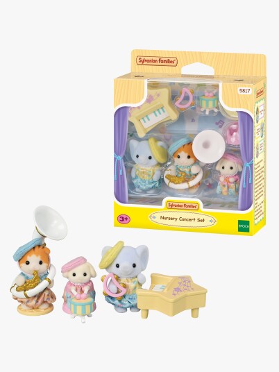 Sylvanian Families Førskolekonsert Lekesett med 3 Figurer og Musikkinstrumenter Sylvanian Families Førskolekonsert Lekesett med 3 Figurer og Musikkinstrumenter