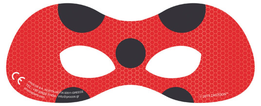 Globos Europe Halvmaske Ladybug - 6-pakning