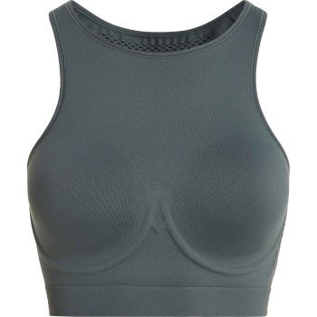 Calvin Klein BH Sport Soft Medium Support Sports Bra grånn polyamid X-Large Dame Calvin Klein BH Sport Soft Medium Support Sports Bra grånn polyamid X-Large Dame