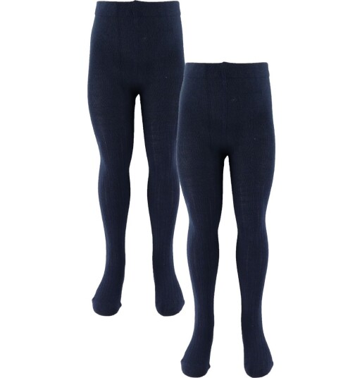 Name It Strømpebukser Noos Rib NknPantyhose 2 pack Dar Name It 11 12 år 146 152 Strømpebukser Blå