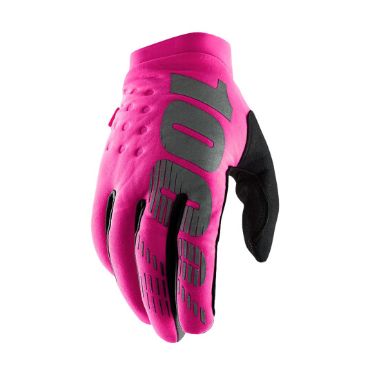 100% Crosshansker  Brisker Dame Fluo Rosa-Svart
