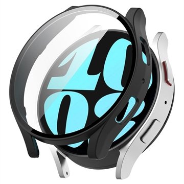 Samsung Galaxy Watch6 Plastdeksel med Skjermbeskytter - 40mm - Svart