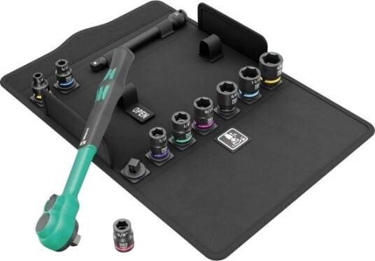 Wera Zyklop 3/8" Skralle- og Pipesett 11 Deler Comfort