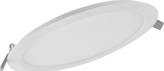 Ledvance Downlight Slim   Wall/Ceiling Recessed Lamp   Led   12 W   Kjølilg Hvitt Lys   4000 K   Rund   Hvit