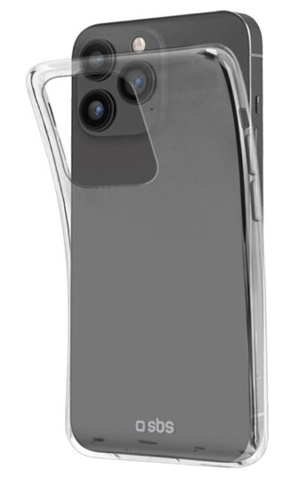 SBS iPhone 14 Pro Max SBS Skinny Bakdeksel - Gjennomsiktig