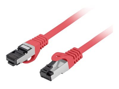 Lanberg Koblingskabel Rj-45 Hann Til Rj-45 Hann 1.5 M 6.2 Mm S/Ftp Cat 8.1 Halogenfri Uten Hindringer Rød