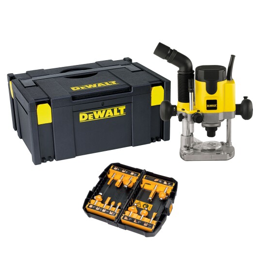 DeWalt DW621KTX QS Håndoverfres 1100W