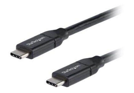 StarTech 5A USB-C Kabel 0,5m Svart - USB 2.0 - Sertifisert