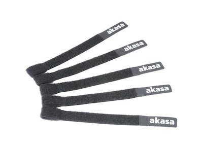 akasa kabel bånd, borrelås, 5 bånd akasa kabel bånd, borrelås, 5 bånd