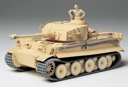 Tamiya 1/35 byggesett Tiger I Inital Production Afrika Corps