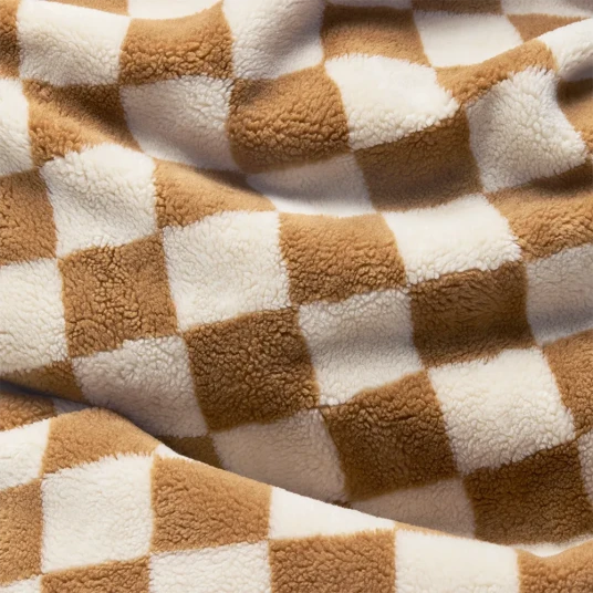 Fatboy Square Pyntepute Teddy Chess Almond Creme