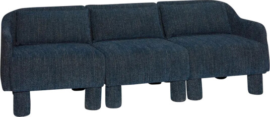 Elegance 3 Seater Sofa Dark Blue Elegance 3 Seater Sofa Dark Blue