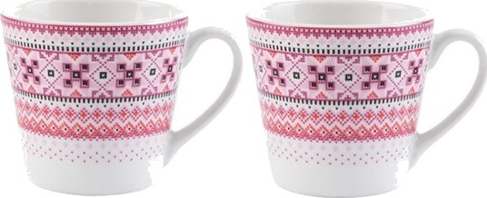 Porsgrunds Porselænsfabrik Ingrid Krus 20cl Rosa 2pk