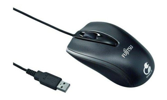 Fujitsu M440 ECO - Mus - Optisk - 3 knapper - Svart Fujitsu M440 ECO - Mus - Optisk - 3 knapper - Svart