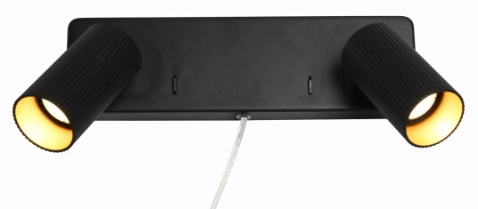 NorDesign Groves K2 vegglampe - Svart NorDesign Groves K2 vegglampe - Svart