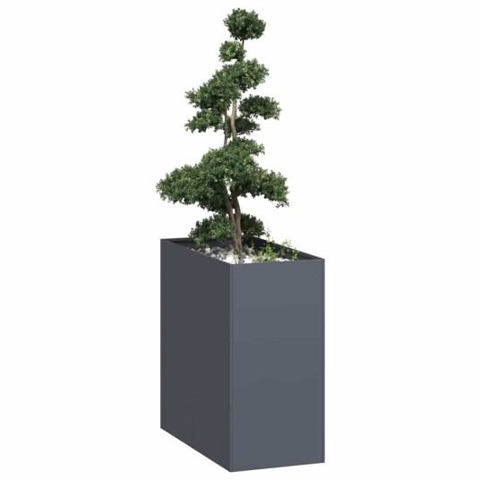 Plantekasse antrasitt 40x80x80 cm stål