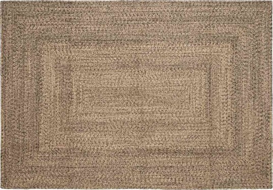  Teppe Naturlig og svart 200 x 290 cm Jute