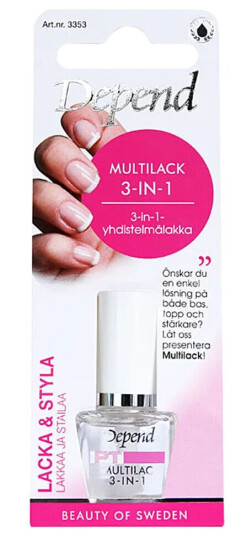 Depend Multi-Nail Polish 3-in-1 Alle farger