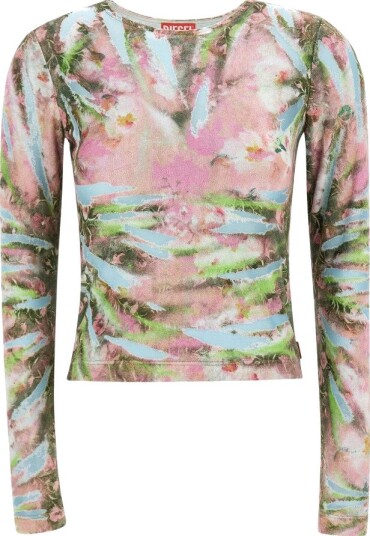 Diesel Dame Topper Flerfarget XS,