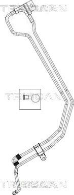 Hydraulikkslange, styring TRISCAN 8516 43002