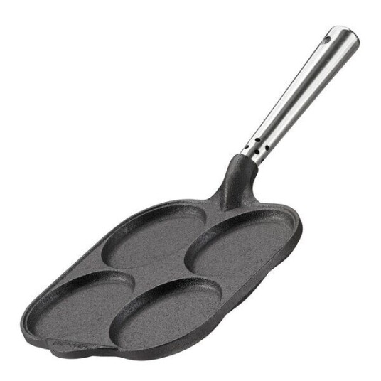 Skeppshult Professional egg og bilinipanne med rustfritt stål håndtak 20 cm støpejern Skeppshult Professional egg og bilinipanne med rustfritt stål håndtak 20 cm støpejern