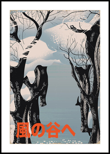 To the Valley of the Wind Japanese Winter Plakat Plakat / 30x40cm