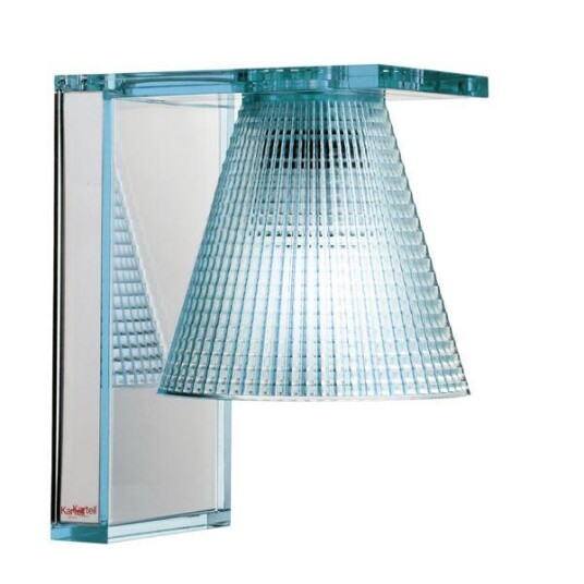 Kartell Light-Air Vegglampe Sculpted Lyseblå