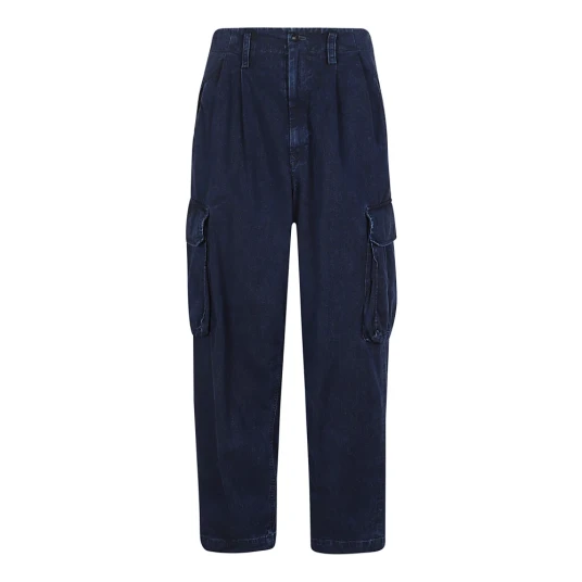 Yohji Yamamoto Dame Jeans Blå S, Yohji Yamamoto Dame Jeans Blå S,