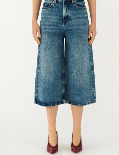 Tomorrow Trw-Mandela Culotte Jeans Wash Peru - Blue - 27 Tomorrow Trw-Mandela Culotte Jeans Wash Peru - Blue - 27