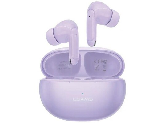 Usams Bluetooth 5.3 Tws X-Don Series Dual Mic Enc Headphones Wireless Purple/Purple Bhuxd04 (Usams-Xd18)