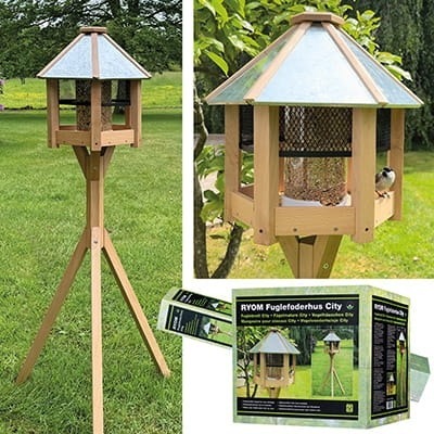 Ryom Birdhouse City Med Stativ Ryom Birdhouse City Med Stativ