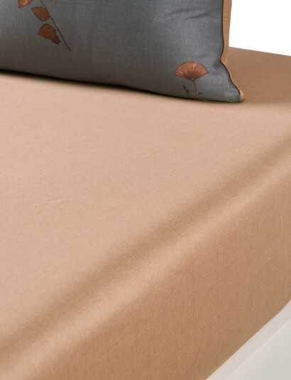 Boss Home Midnight Fitted Sheet - Brown - 180X200CM