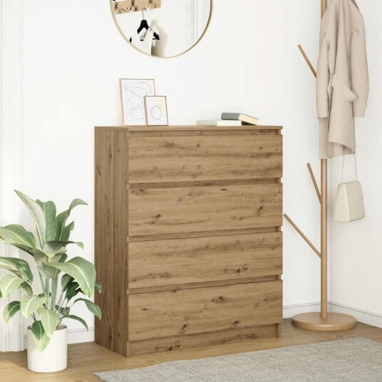Skjenk artisan eik 80x35x99 cm konstruert tre