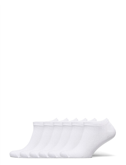 Resteröds Anklesock 5-Pack Organic - White - 40-45