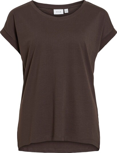Vila   Topp viDreamers New Pure T shirt   Brun