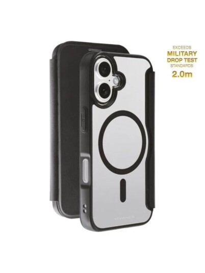 Vivanco Mag Wallet for iPhone 16 Black Vivanco Mag Wallet for iPhone 16 Black