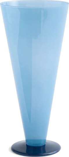 HAY Conical vase Petrol blue dark blue large HAY Conical vase Petrol blue dark blue large