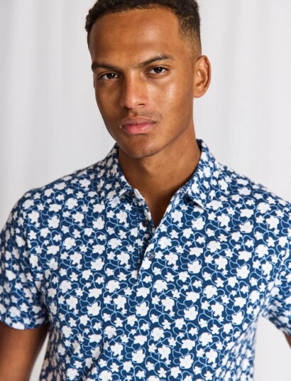 Bruun & Stengade Bs Symi Regular Fit Polo Shirt Blue XL