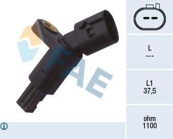 ABS sensor FAE 78016