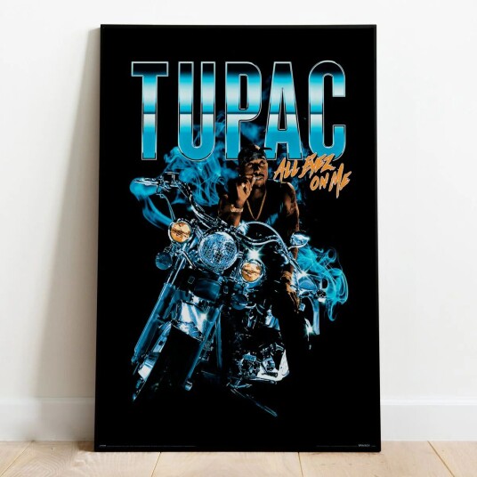 Tupac Plakat All Eyez Motorcycle Tupac Plakat All Eyez Motorcycle