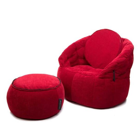 Butterfly Chaise Sett Wildberry Deluxe Rød