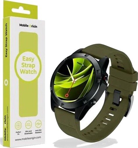 Mobile Origin Easy Strap Watch 22mm Dark Green
