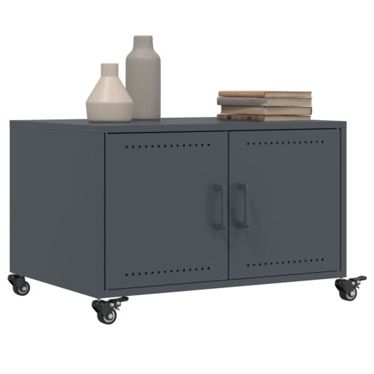 Salongbord antrasitt 68x50x43,5 cm kaldvalset stål 846688