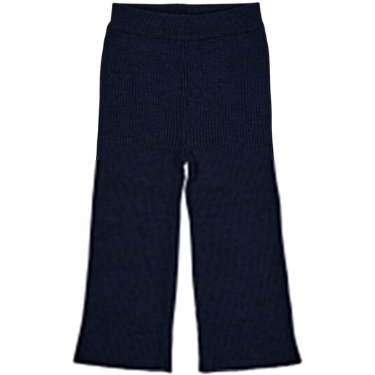 COPENHAGEN COLORS Navy Merino Wide Rib Bukser 116