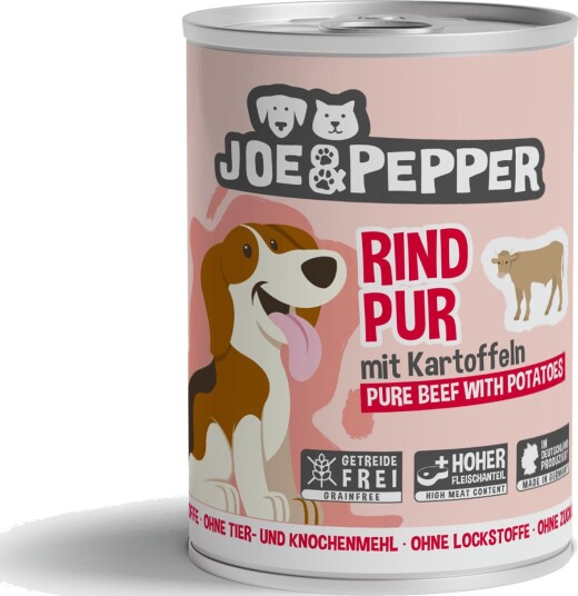 Joe & Pepper våtfôr Våtfôr til Hund & Potet Storfe 400 g Joe & Pepper våtfôr Våtfôr til Hund & Potet Storfe 400 g