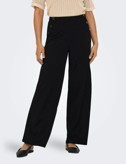 JDY Jdygeggo Life Button Pant Jrs Noos - Black - M x 32